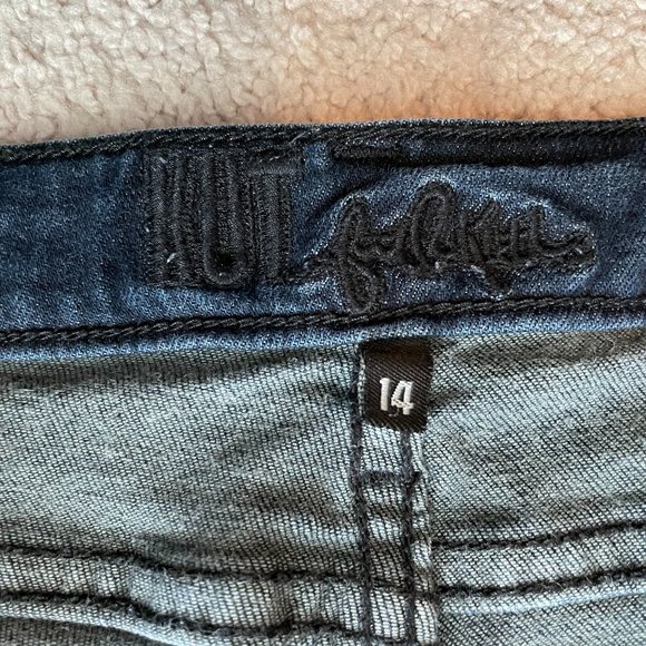 Kut from the Kloth Dark Wash Kurvy Fit Skinny Jean - Picture 3 of 10